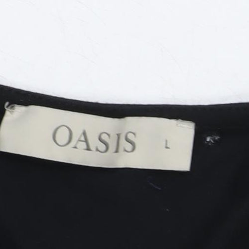 Oasis Women’s Floral Dress Large Black Multicoloured