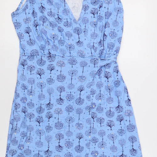 Joe Browns Women's Blue Floral Sleeveless Dress