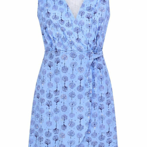 Joe Browns Women's Blue Floral Sleeveless Dress