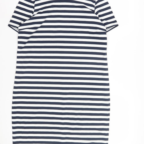 Vila Women's Multicoloured Striped Sheath Dress M