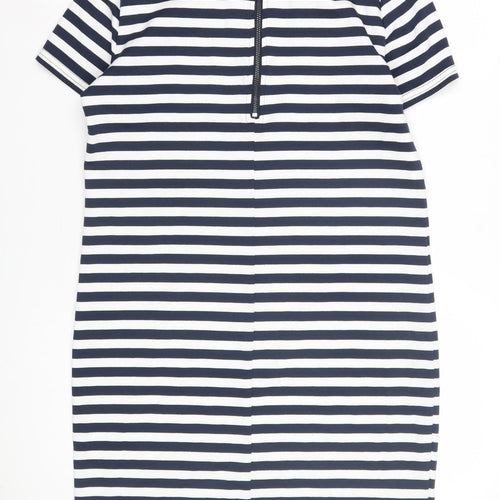 Vila Women's Multicoloured Striped Sheath Dress M