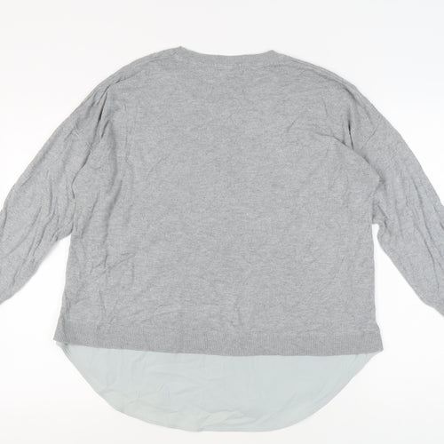 John Lewis Women's Grey Pullover Jumper Size 16