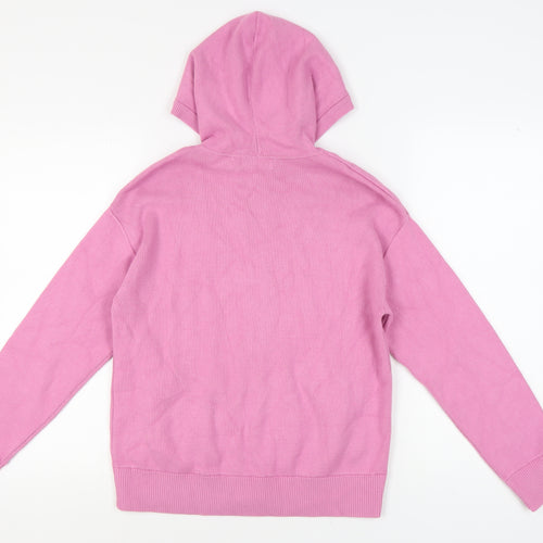 Marks and Spencer Women's Pink Full Zip Jumper, M
