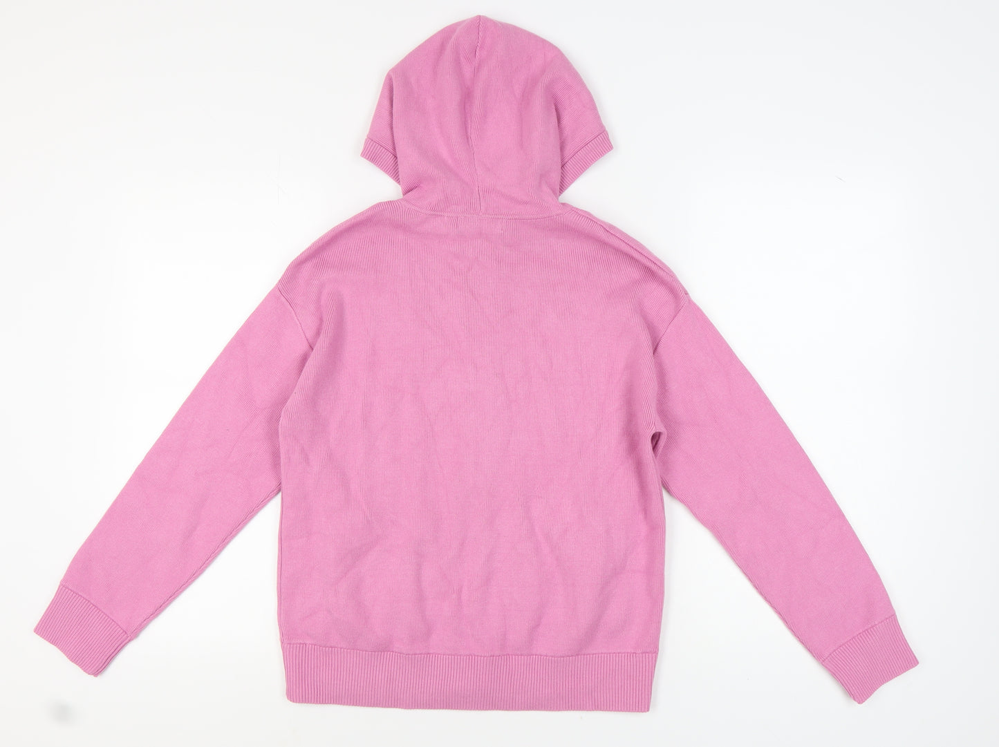 Marks and Spencer Women's Pink Full Zip Jumper, M