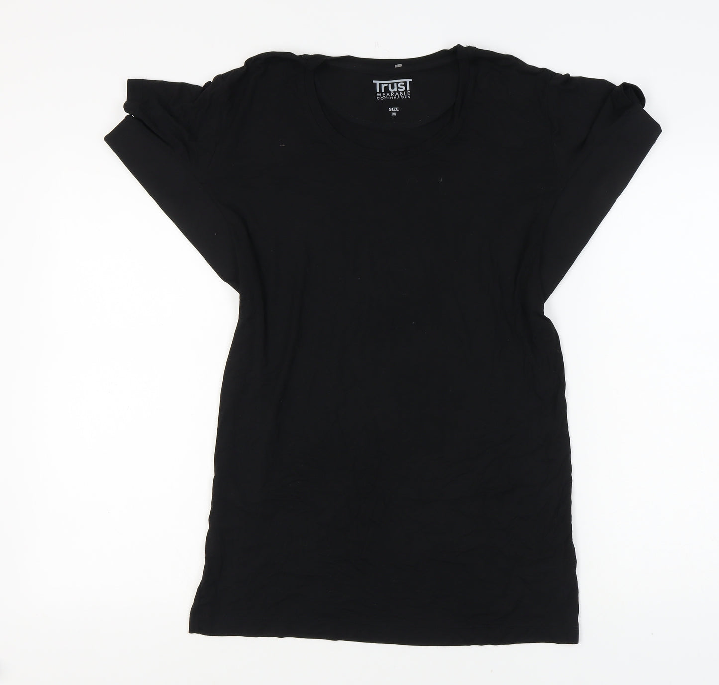 Trust Wearable Black Unisex T-Shirt, Size M