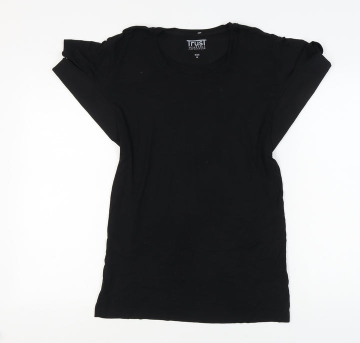 Trust Wearable Black Unisex T-Shirt, Size M