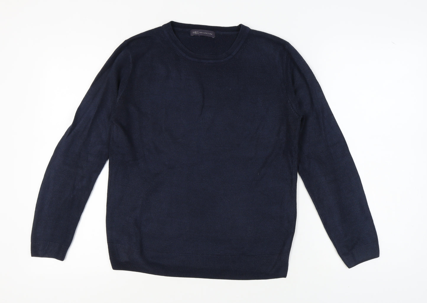 Marks and Spencer Women's Blue Pullover Jumper, Size 10