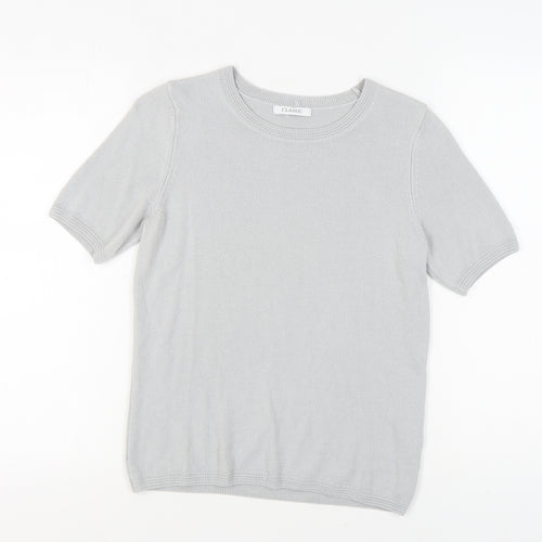 Marks and Spencer Women's Grey Pullover Jumper Size 10