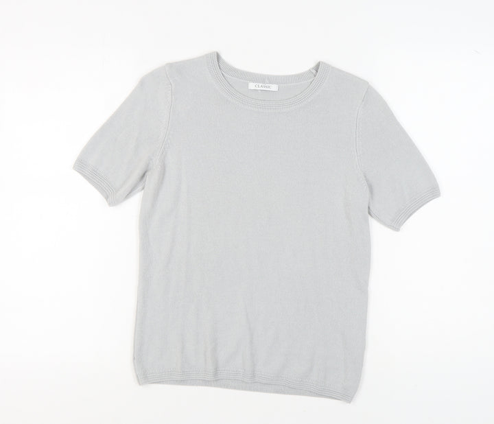 Marks and Spencer Women's Grey Pullover Jumper Size 10
