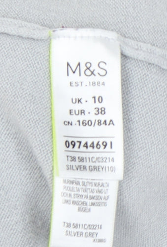 Marks and Spencer Women's Grey Pullover Jumper Size 10