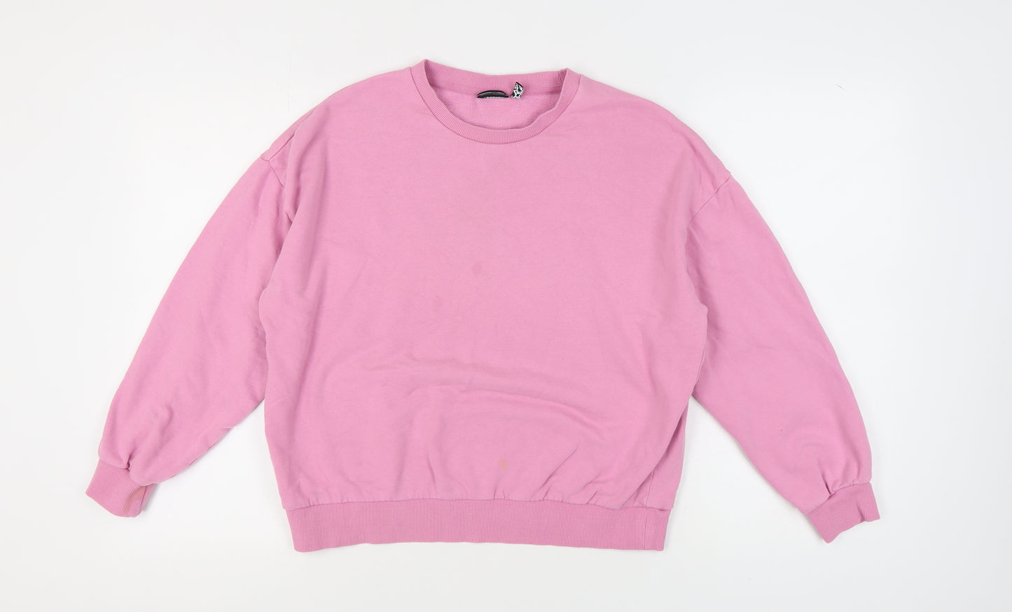 ASOS DESIGN Women's Pink XS Pullover Sweatshirt