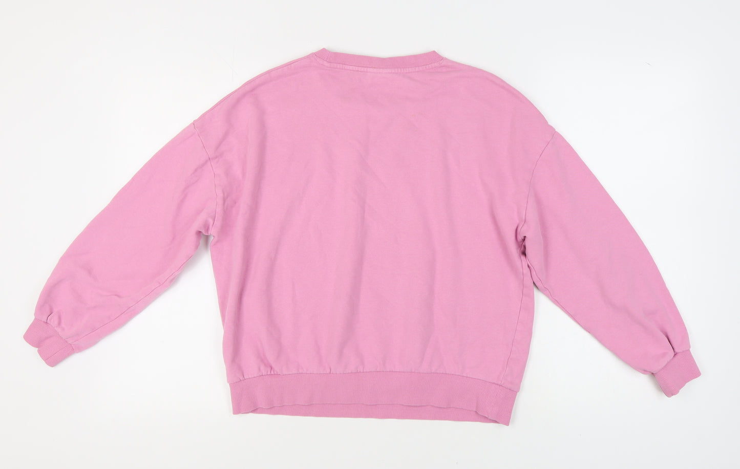 ASOS DESIGN Women's Pink XS Pullover Sweatshirt