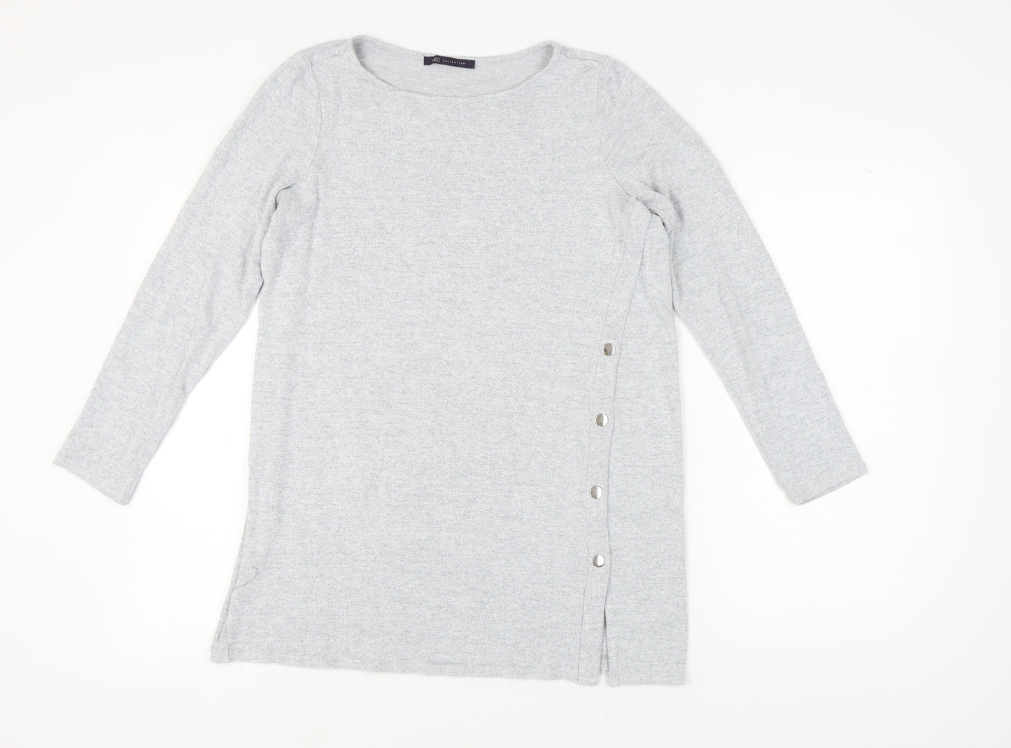 Marks and Spencer Grey Women's Long Sleeve Top UK 14