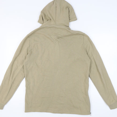 ASOS Beige Full Zip Unisex Hoodie, Size S