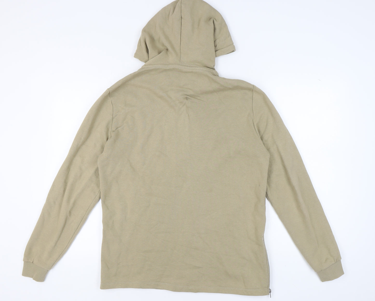 ASOS Beige Full Zip Unisex Hoodie, Size S
