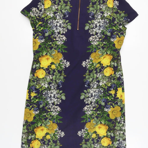 Next Women's Floral Shift Dress, Size 10, Multicoloured