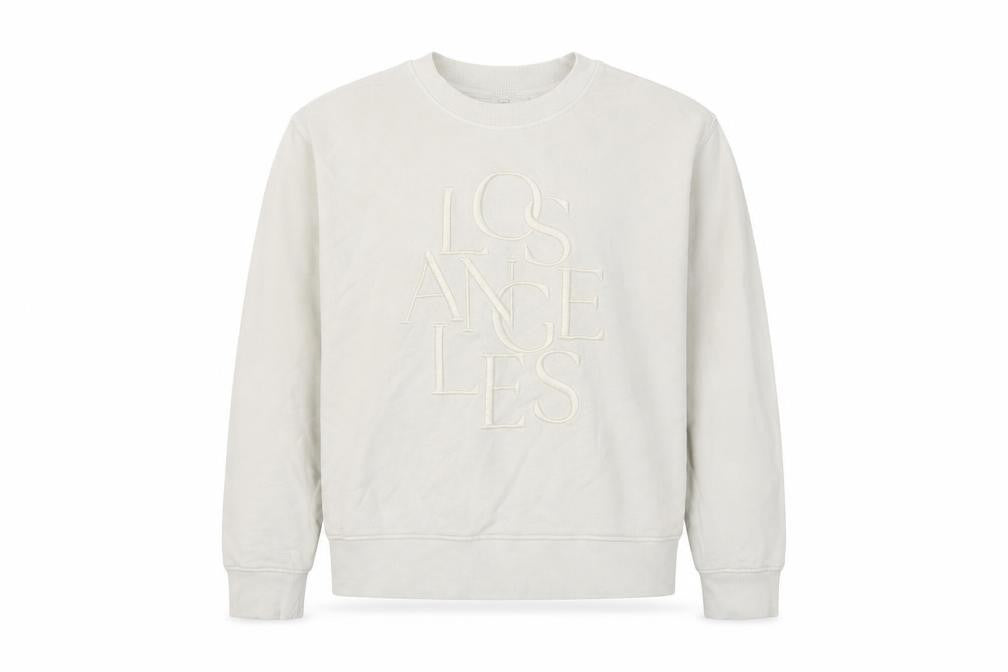 Front view of Marks & Spencer Women's White Pullover Sweatshirt, size S