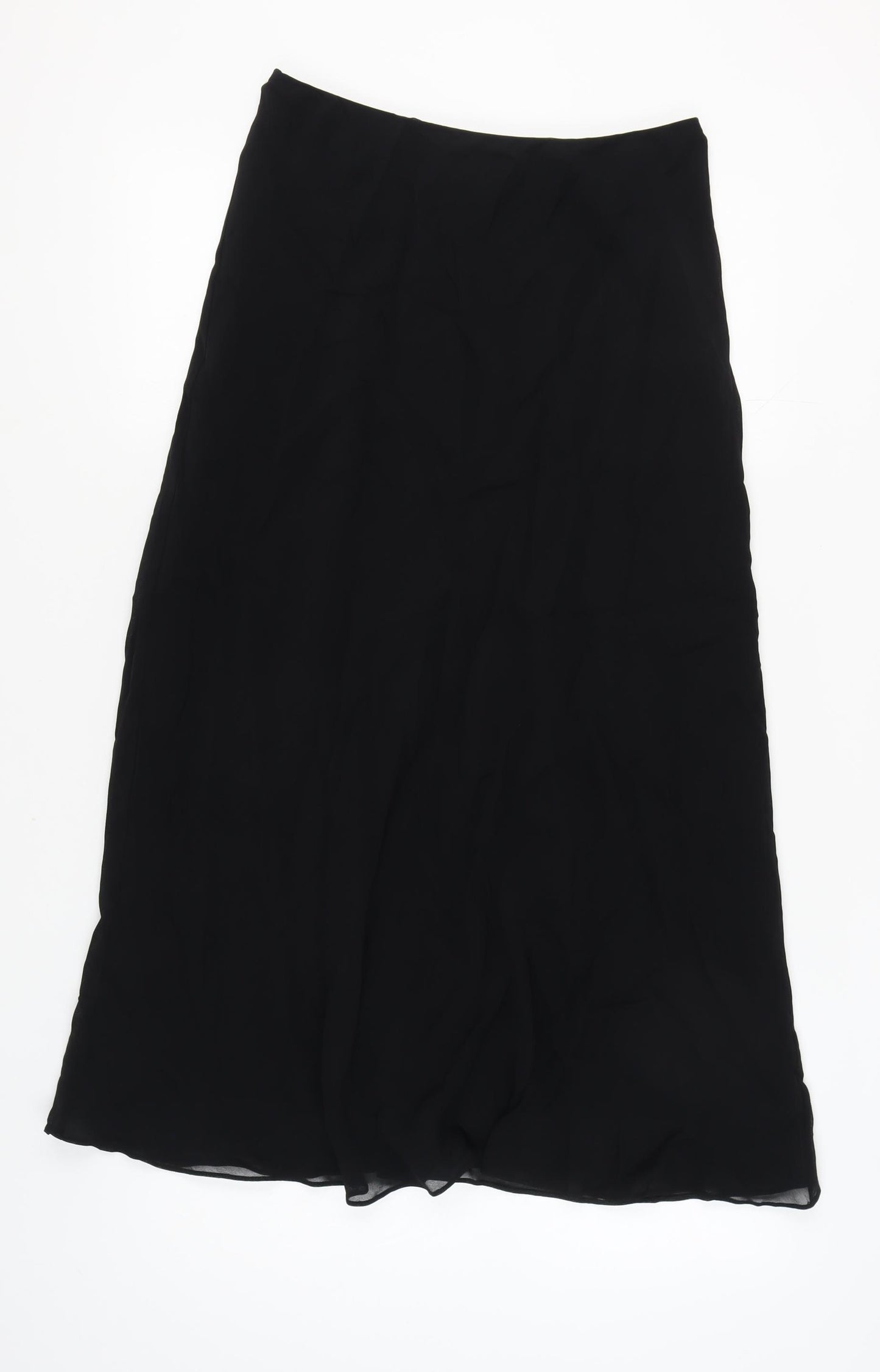 Marks and Spencer Women's Black Midi Skirt Size 14