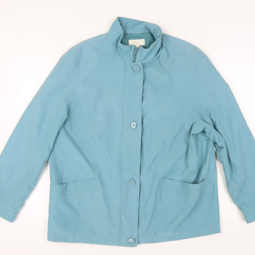 Marks and Spencer Women's Blue Jacket Size 16