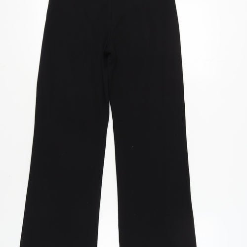 Marks and Spencer Women's Black Wide-Leg Trousers Size 10