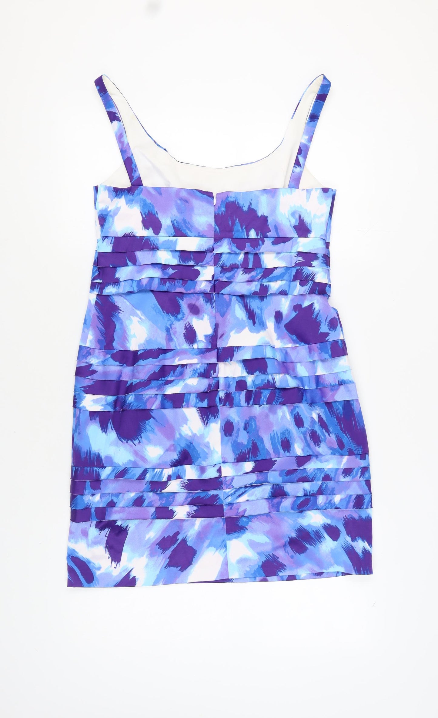S.L. Fashions Women's Multicoloured Sheath Dress Size 14