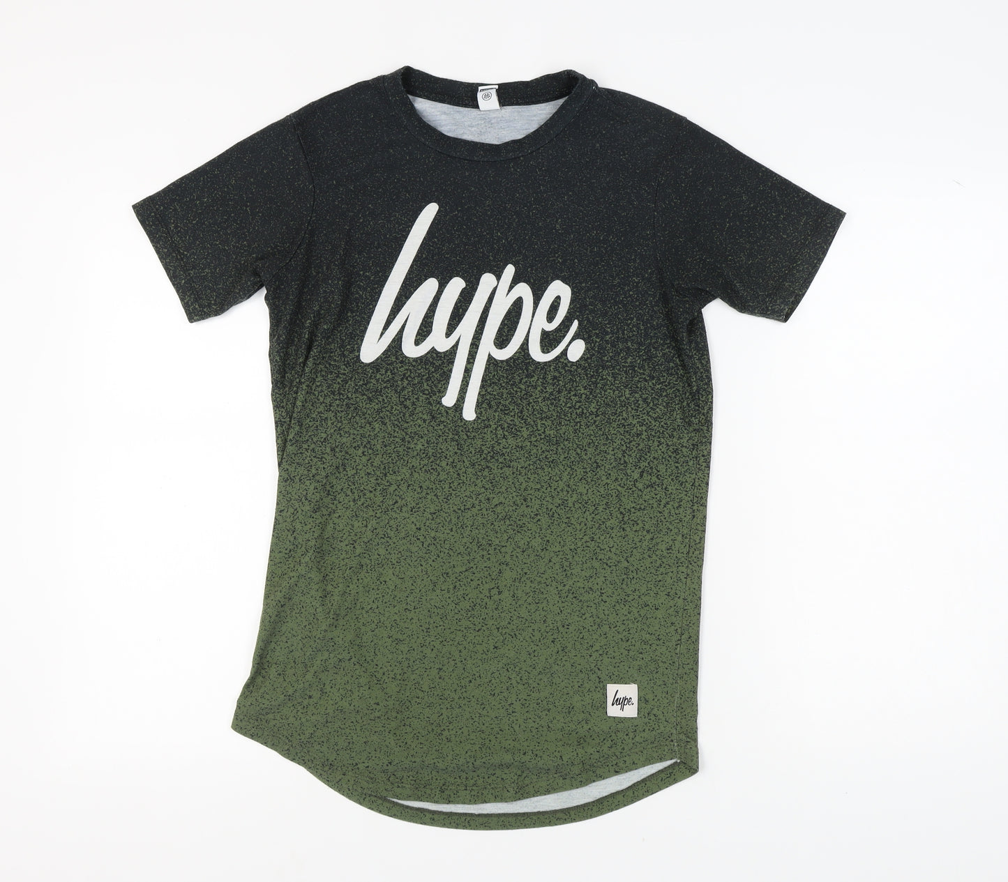 Hype Boys Black Graphic Print T-Shirt - 14 Years