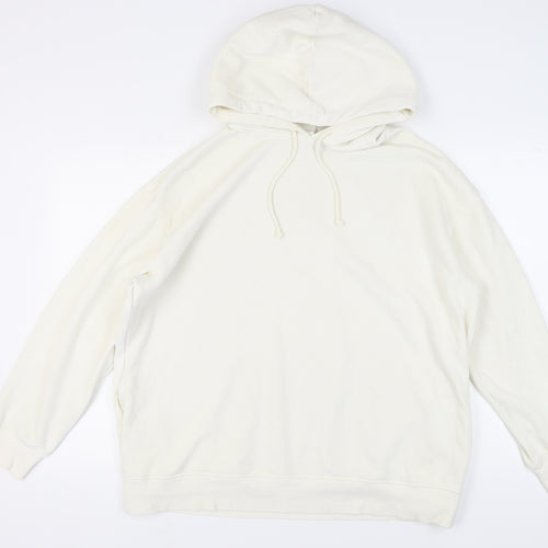 H&M Women’s Ivory Hoodie S Front Pocket