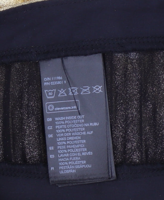 H&M Women's Gold Pleated Midi Skirt UK 10