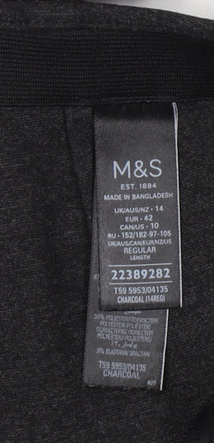 Marks and Spencer Women's Black Trousers Size 14