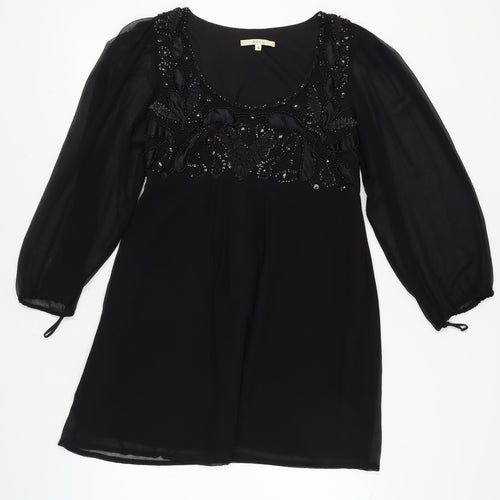 Jeff & Co Women's Black Mini Dress, Size 14, Party
