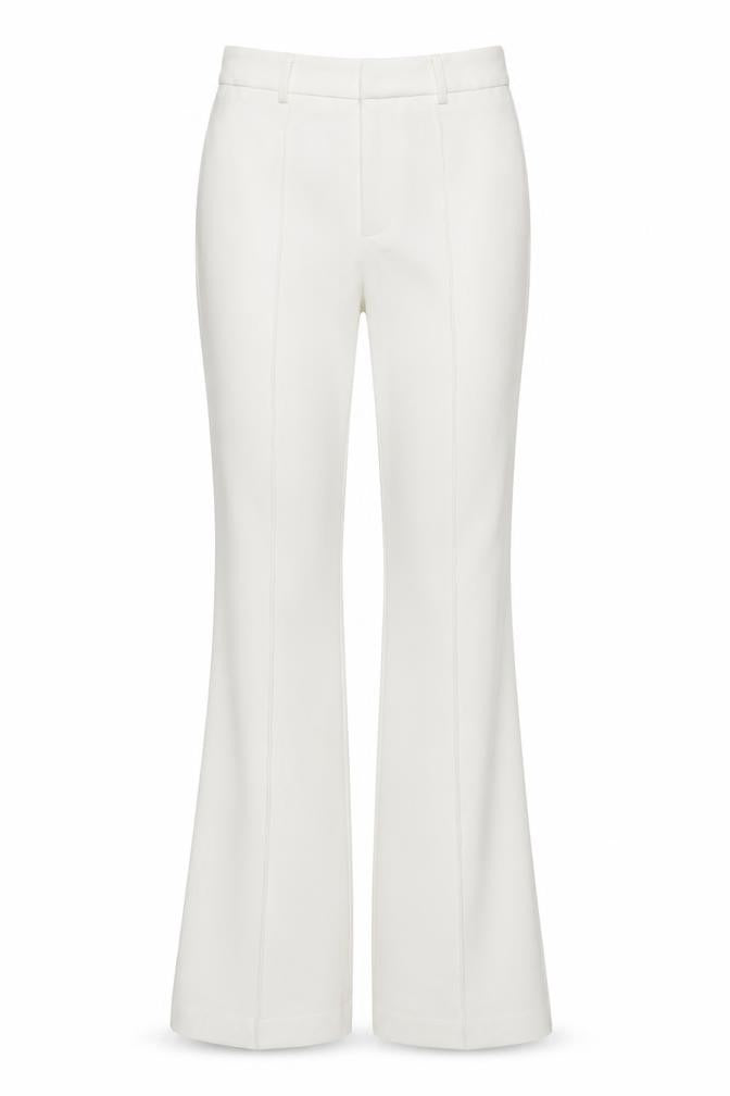 Front view of Boa Ivory Flared Women's Trousers -, size S