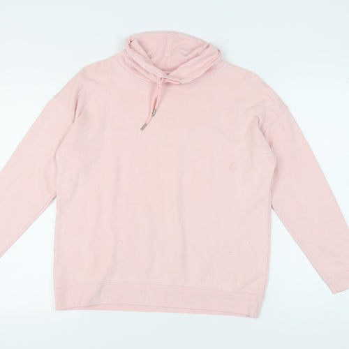 John Lewis Women’s Pink Cowl Neck Sweatshirt, Size 12