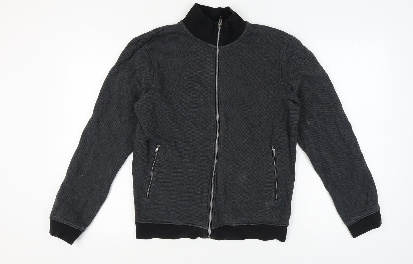 Next Men's Black Full Zip Hoodie M