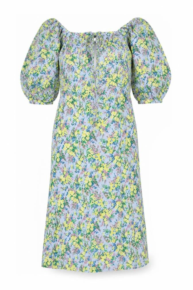 Front view of Topshop Women's Multicoloured Floral Dress, size 12