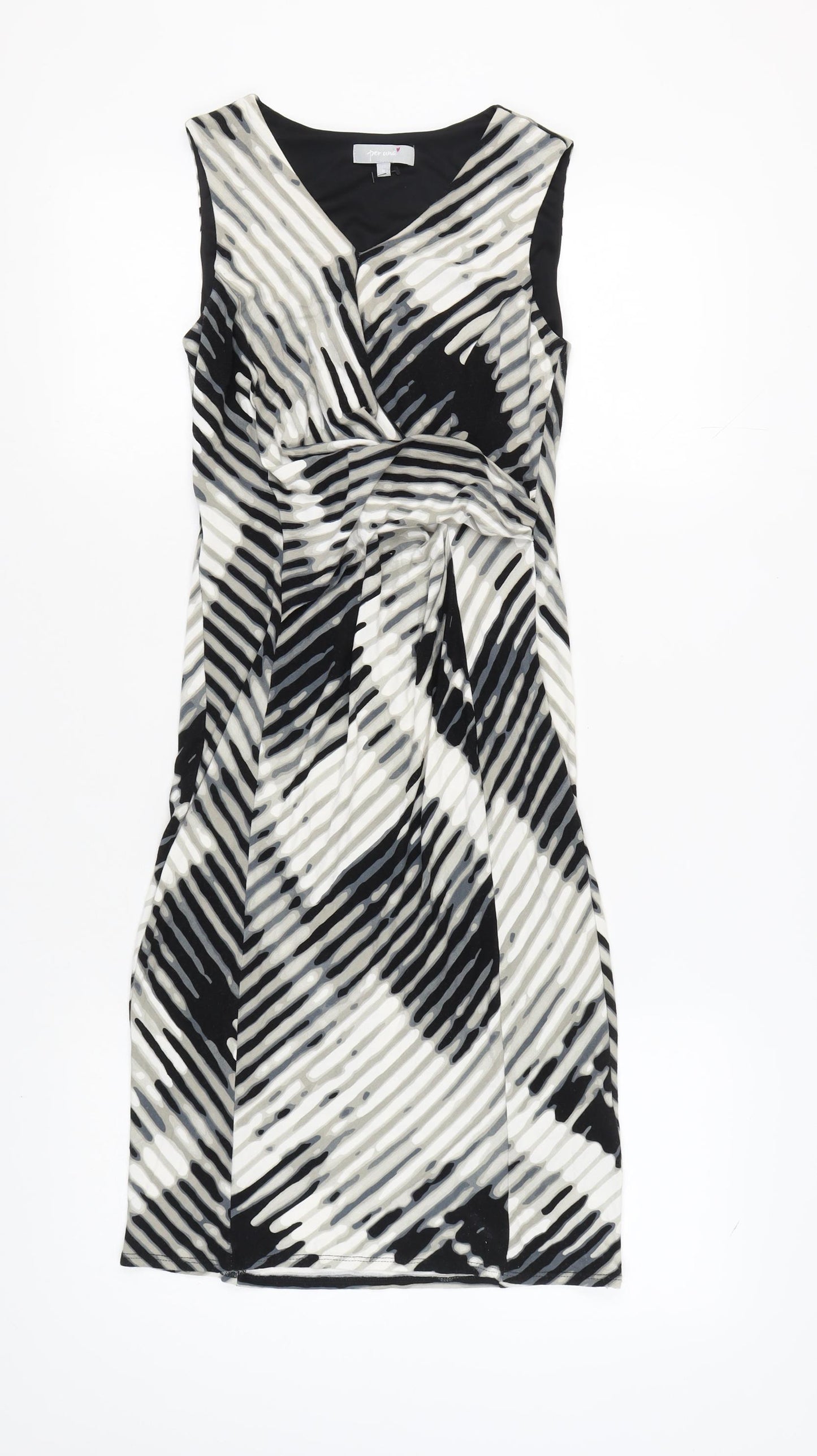 Per Una Women's Multicoloured Geometric Dress Size 10