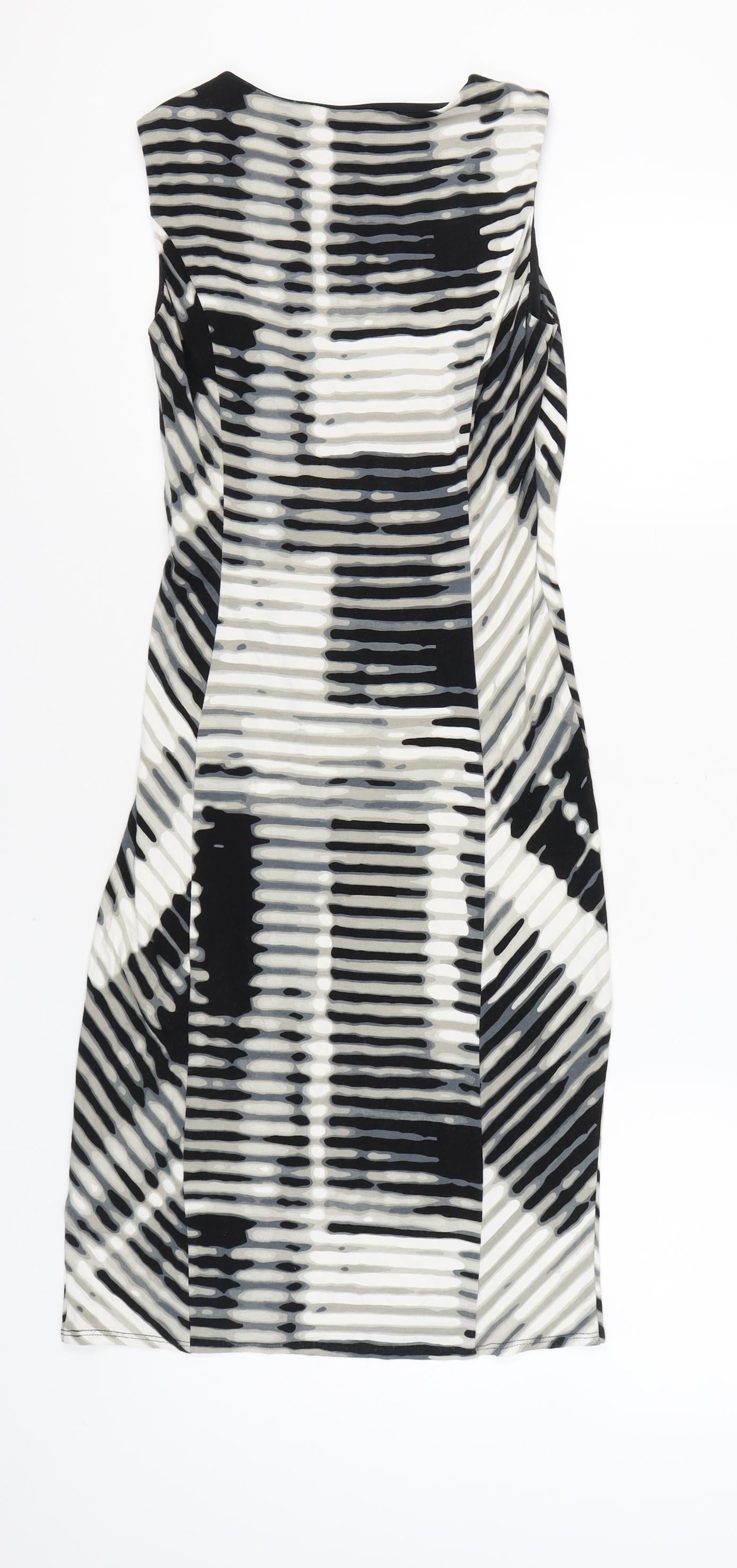 Per Una Women's Multicoloured Geometric Dress Size 10