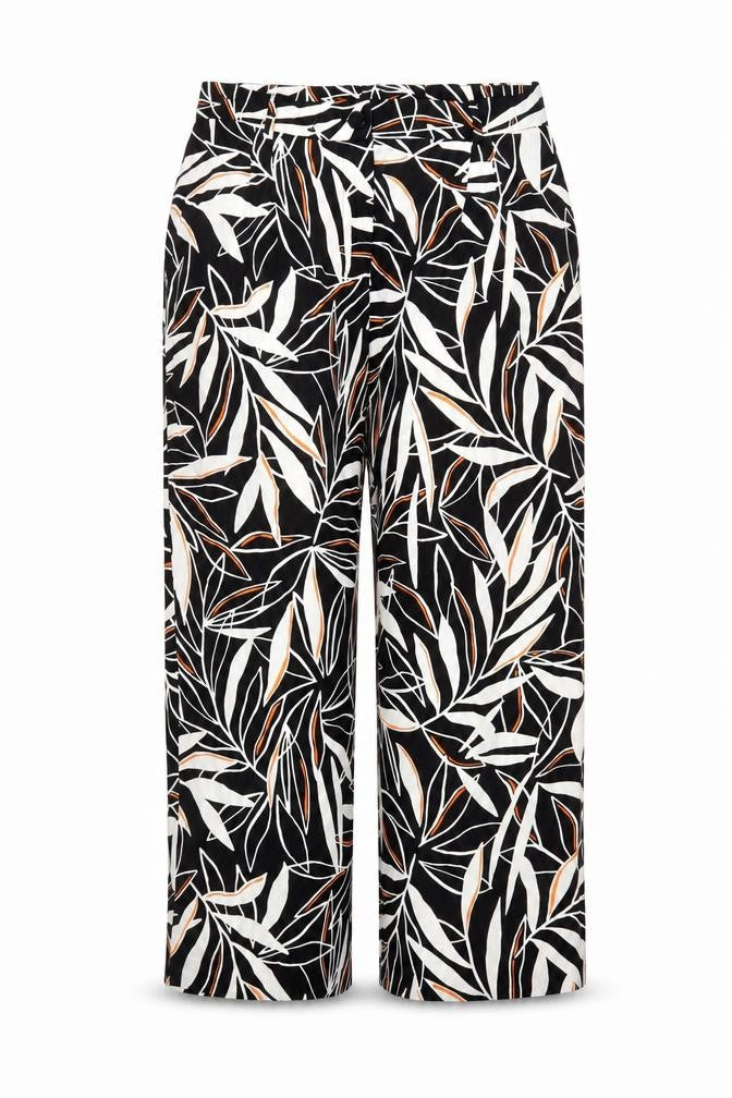 Front view of Damart Women's Multicoloured Floral Trousers, size 14
