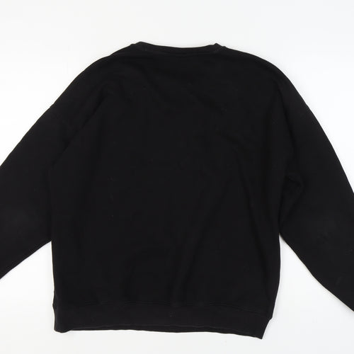 H&M Unisex Black Oversized Sweatshirt M