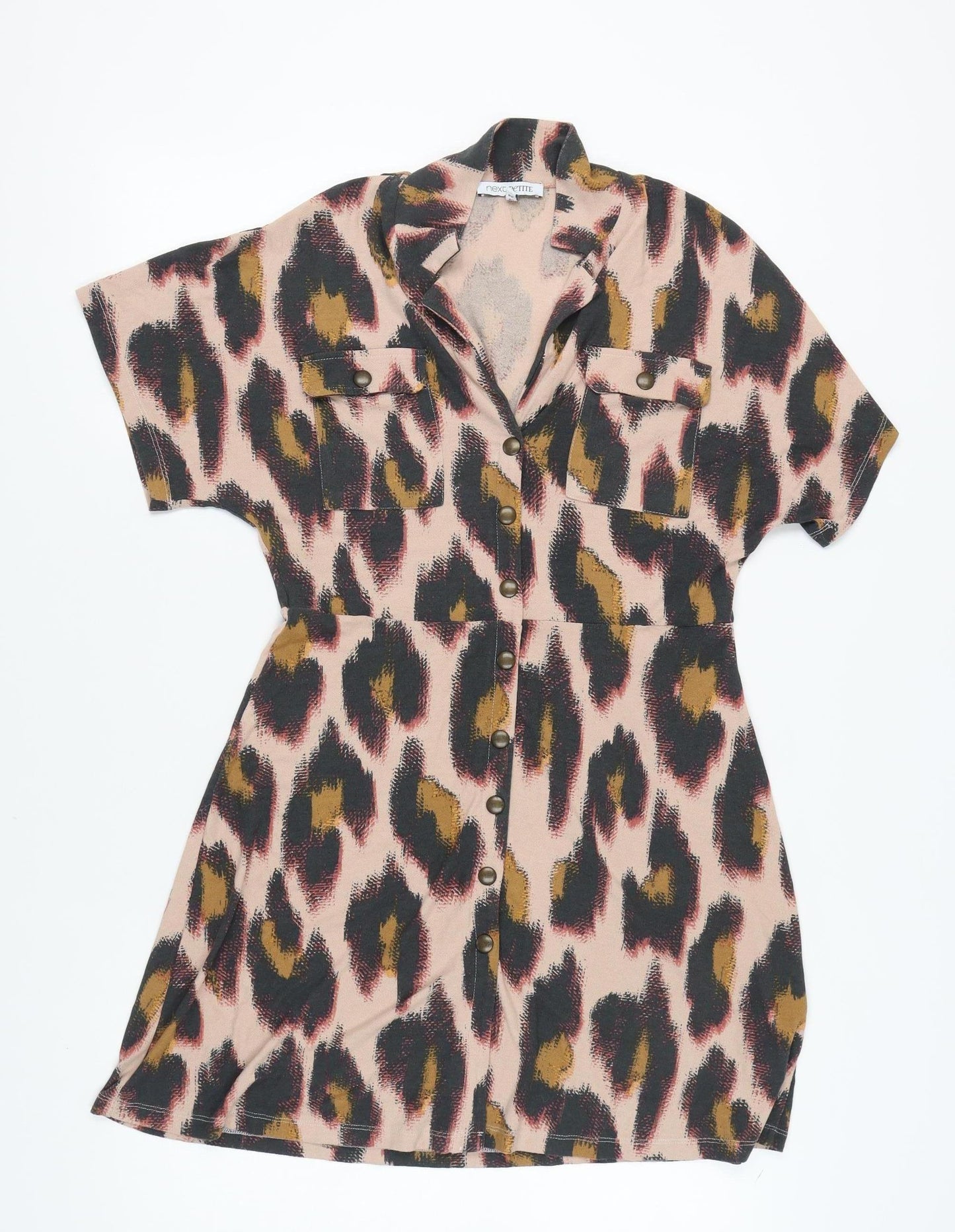 Next Women's Multicoloured Shirt Dress Size 12