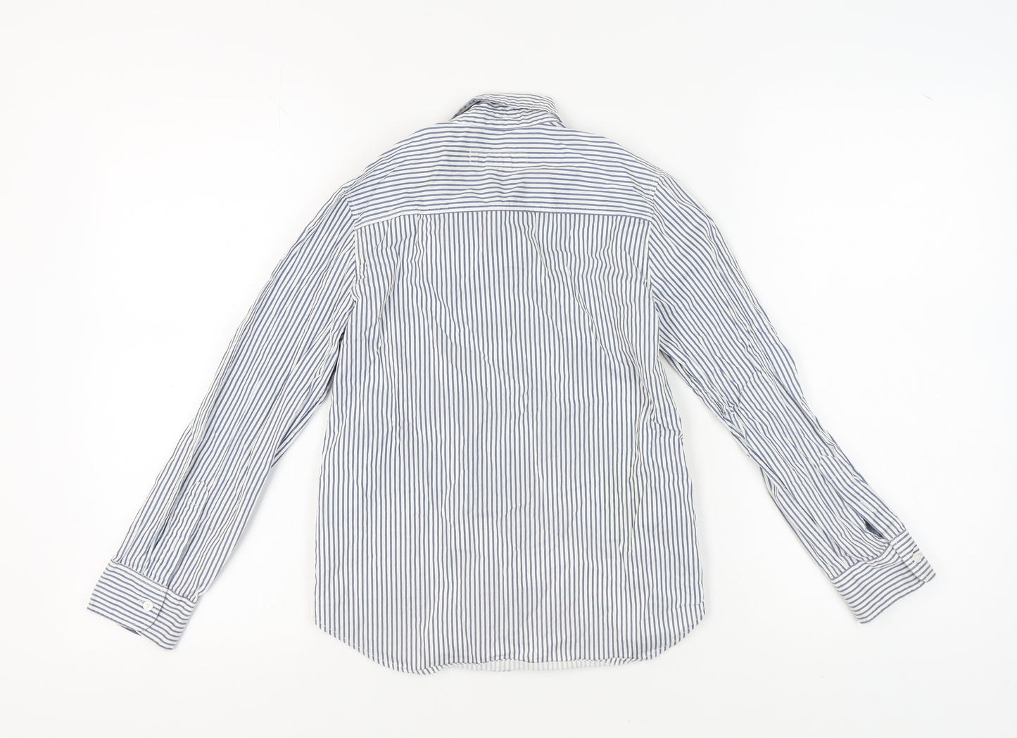 L.O.G.G. Boys Blue Striped Button-Up Shirt 9-10 Years