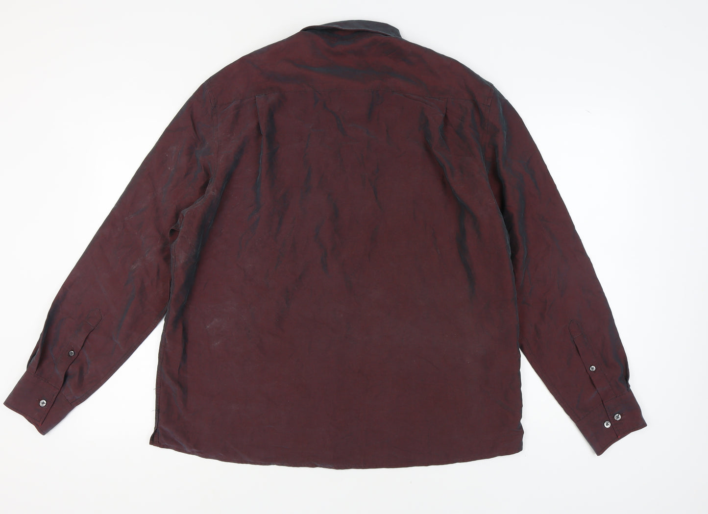 Marks and Spencer Men's Brown XL Button-Up Shirt