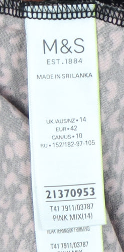 Marks and Spencer Women's Multicoloured Blouse Size 14