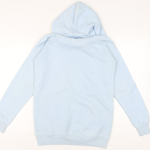 Missguided Women's Blue Pullover Hoodie, Size S
