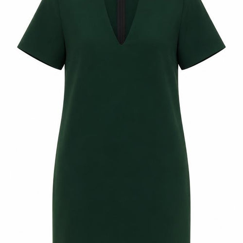 Zara Woman Green Short Sleeve Dress, Size 12