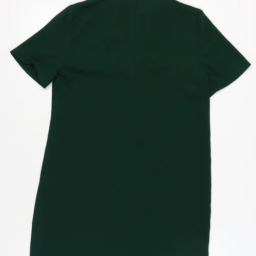 Zara Woman Green Short Sleeve Dress, Size 12