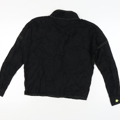 Innocence Women's Black Button-Up Shirt UK 10