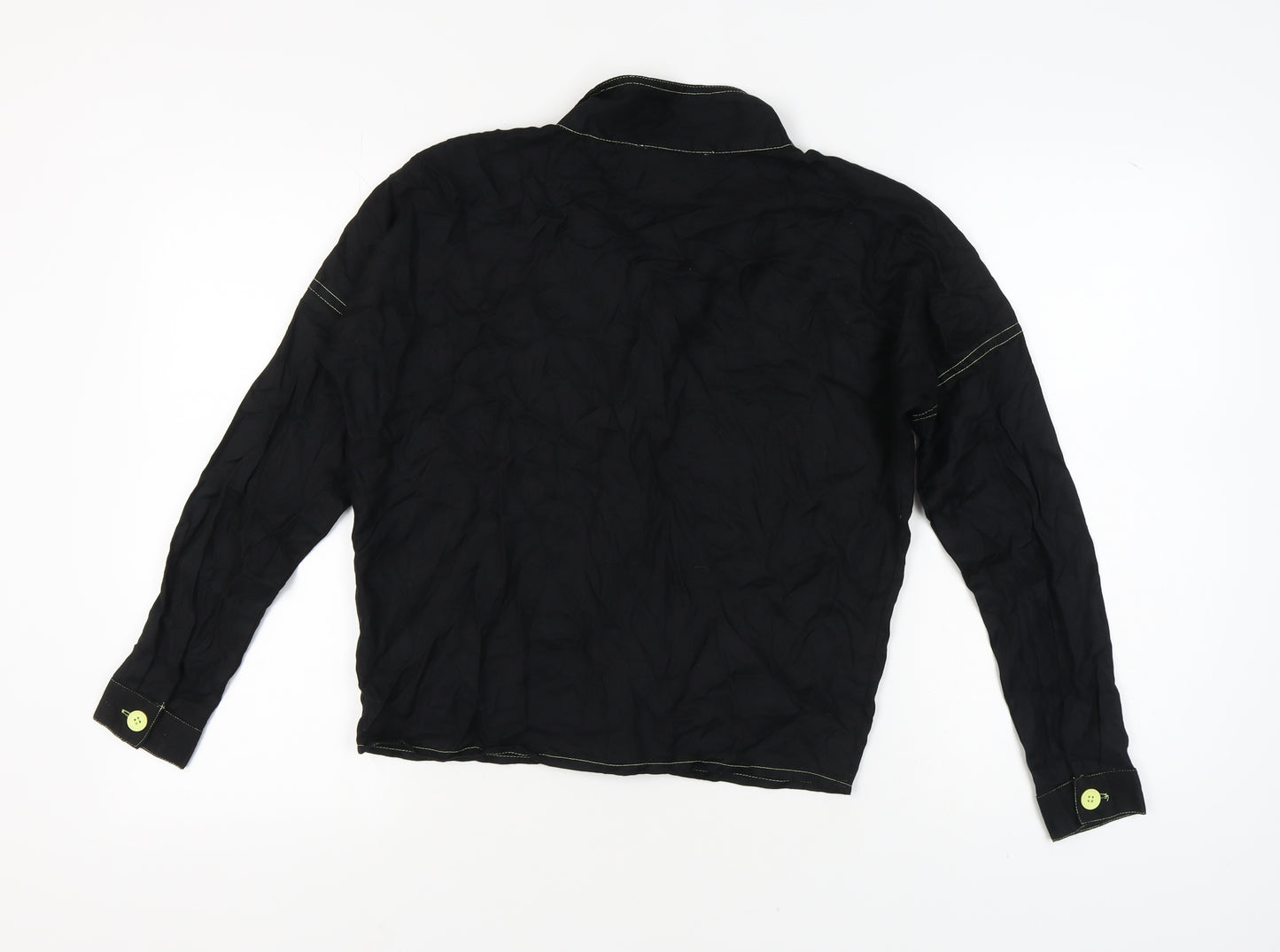 Innocence Women's Black Button-Up Shirt UK 10