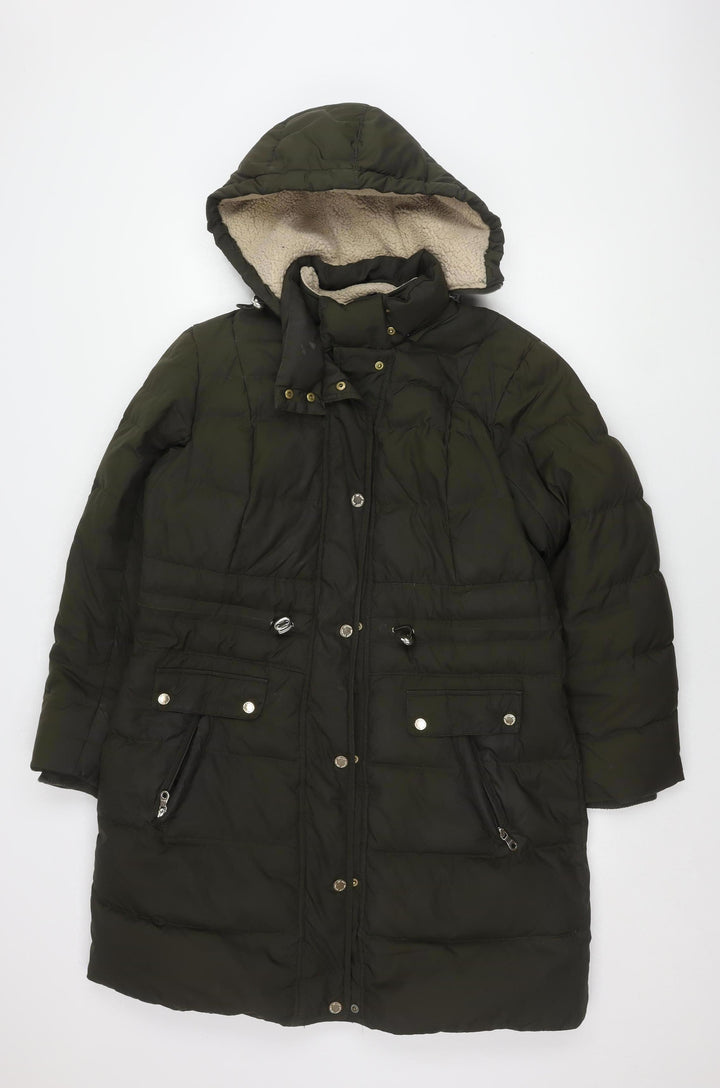 Marks and Spencer Women's Green L Puffer Jacket