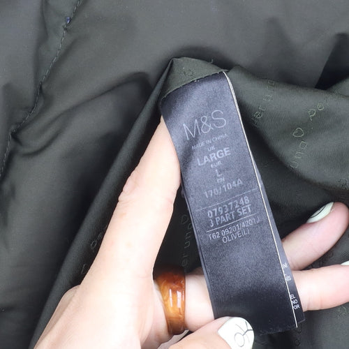 Marks and Spencer Women's Green L Puffer Jacket