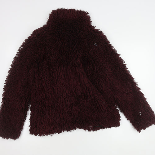 Next Women's Red Bomber Jacket Size 8 - Casual Elegance